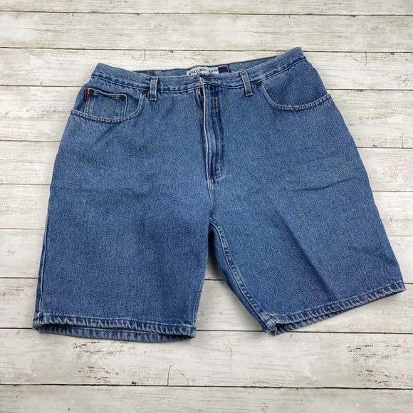 Bugle Boy Shorts Bugle Boy 75 Shorts Mens Blue Jean Jorts Mid Rise
